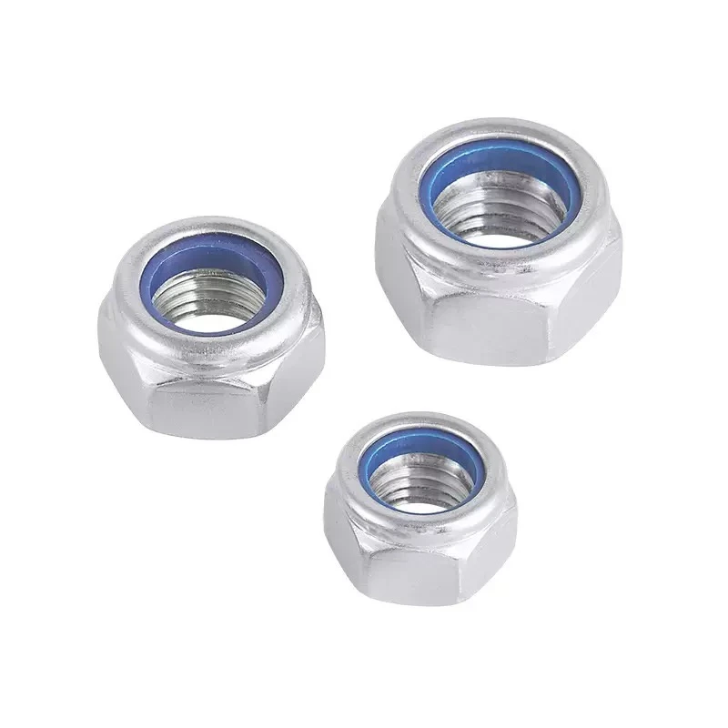 Metrilised nailonist sisestuse lukustusmutrid